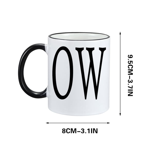 Custom Personalized Coffee Mug, Lovely Printed Ceramic Cup, Daily Drinking Tea Mug, Home Office Tabletop Drinkware, Versatile Holiday Gift for Mother’s Day, Father’s Day, Christmas and Birthday