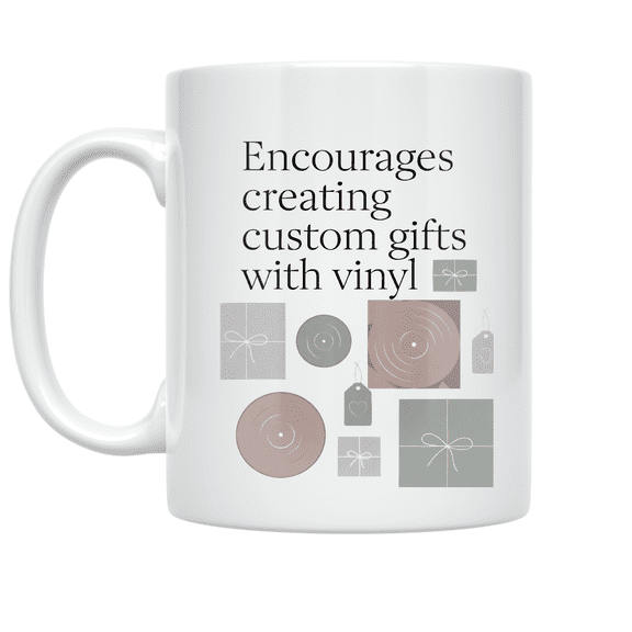 Custom Personalized Design Encourages Creativity - Craft Enthusiast - 11 oz Ceramic Coffee Mug
