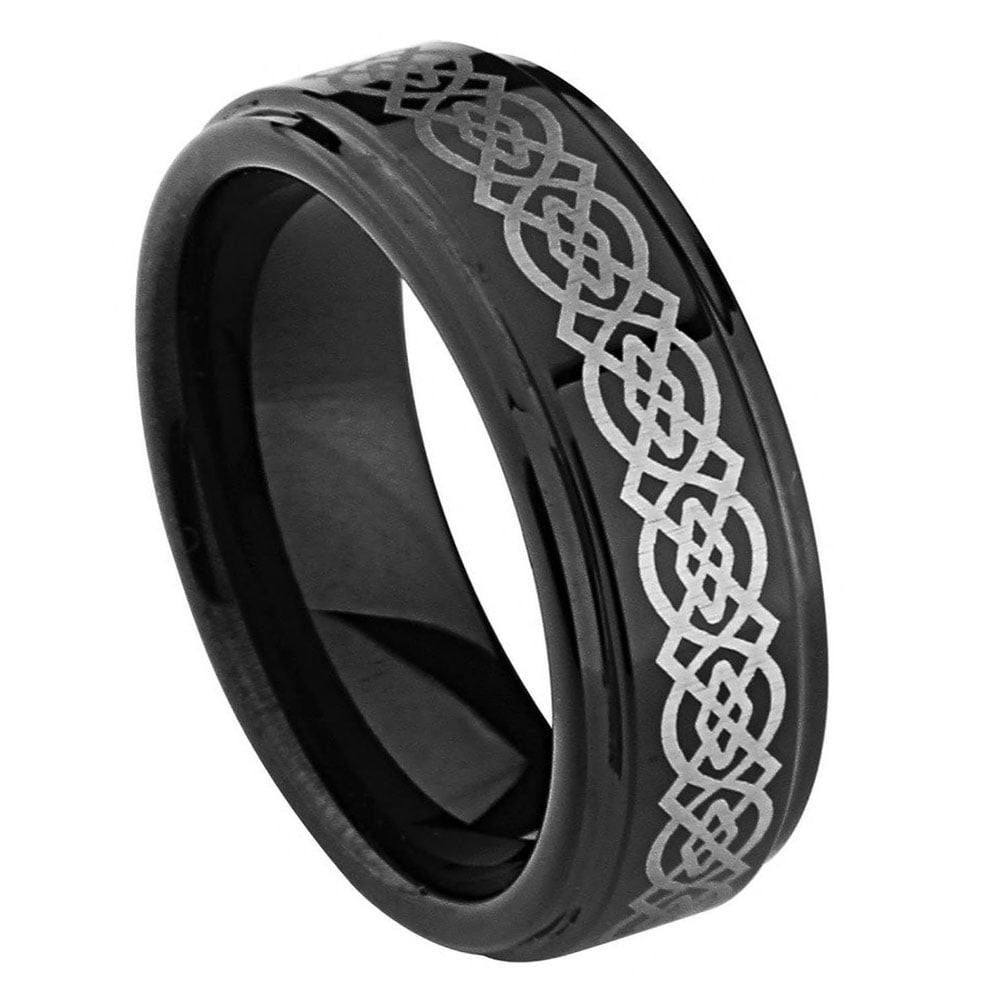 Special Black Titanium Wedding Rings Men Women Matte Ring Custom Jewelry -  China Titanium Rings and Zircon Rings price | Made-in-China.com