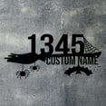 thumbnail image 1 of Custom Personalized Halloween Home Number Metal Sign Custom Halloween Address Metal Sign Outdoor House Number Halloween Address, 1 of 6
