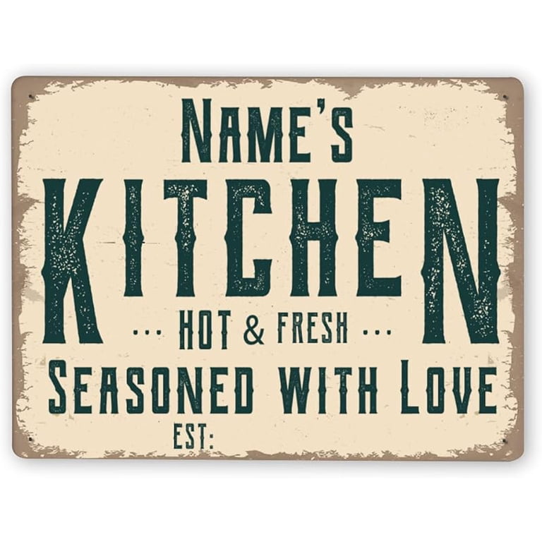 Kitchen Signs Custom Come Gather In Our Kitchen Sign Personalized