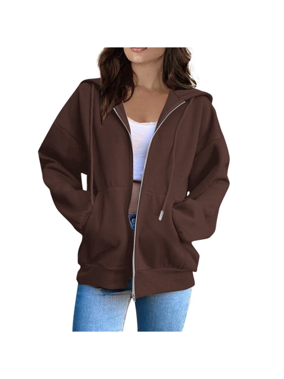 Custom Personalized Zip Up Hoodie for Men Women with Your Text Logo or Photo Long Sleeve Sweatshirt Jacket with Front Pockets