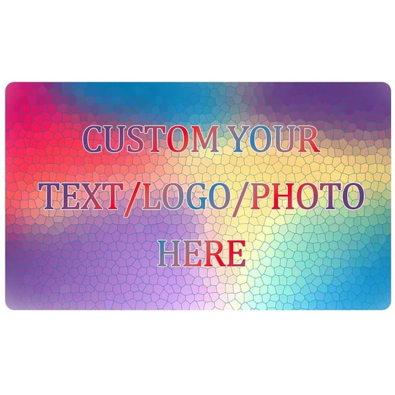 Custom Pet Floor Mat Personalized Photo Name Rug