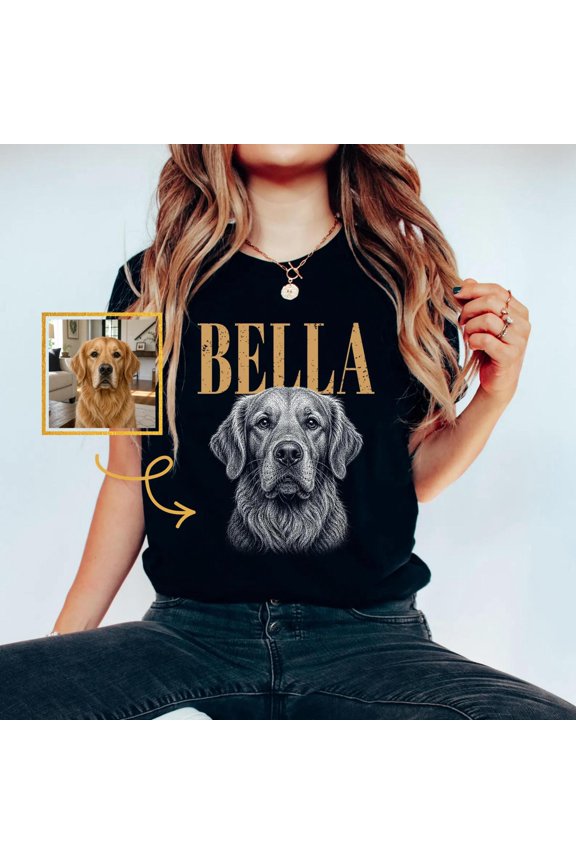 Custom Pet Personalized Pet Photo Dog Custom Cat, ANANDHIS-Shirts