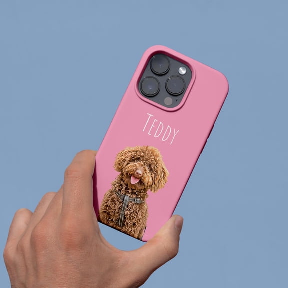 Custom Pet Photo Phone Case: Personalized Dog & Cat Portrait Gift Designed for iPhone 17 Pro Max, 16, 15 & Samsung S26 Plus