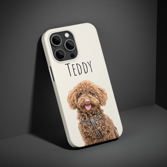 Custom Pet Portrait Phone Case: Personalized Dog & Cat Photo Keepsake Designed for iPhone 17, 16 & Samsung Galaxy S26