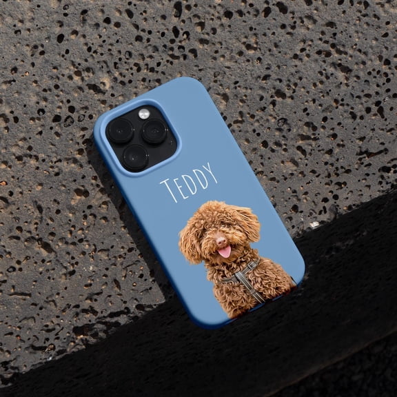 Custom Pet Portrait Phone Case: Personalized Dog & Cat Photo Memorial Gift Designed for iPhone 17, 16 & Samsung Galaxy S26