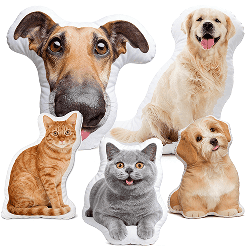 Custom Pet Shaped Pillow - Personalized Double-Sided 3D Photo Pillow for Pet/Picture/People Funny Gift for Birthday Christmas Valentine’s Day 18 in
