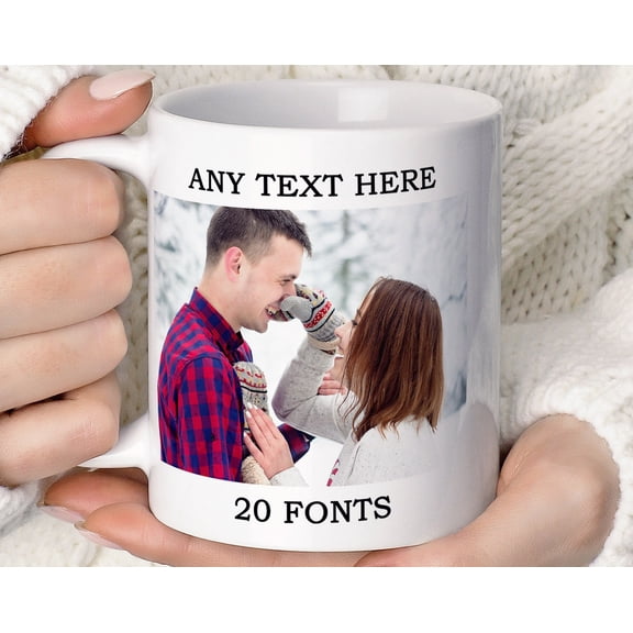 Custom Photo And Text Mug Personalised Mug With Your Own Image Photo Printed Mug Personali