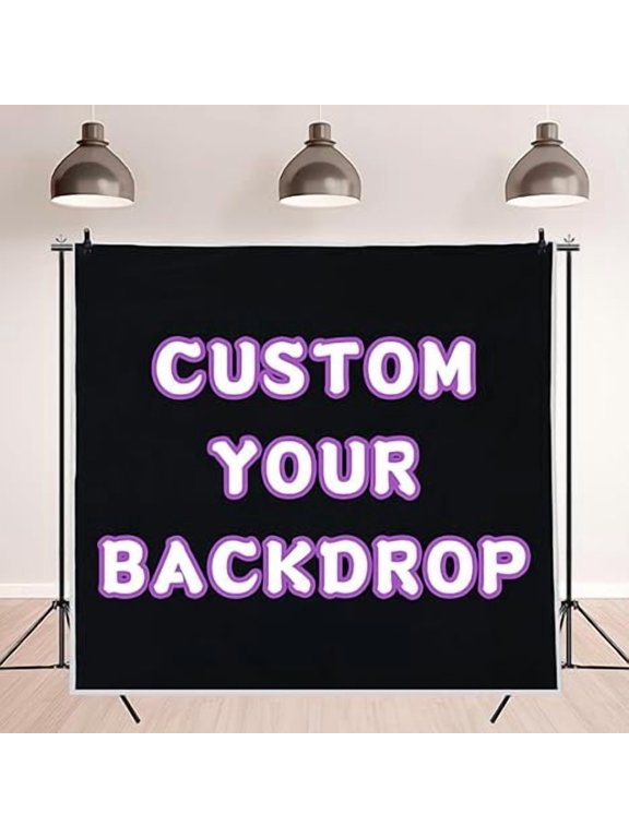 Custom Photo Backdrop Personalized Customized Background Banner for Party Studio Decor 3*5FT