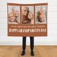 thumbnail image 1 of Custom Photo Blanket Personalized Picture Blanket Customize Photoblankets, Design Photo Collage Throw Blanket for Valentine Birthday Anniversary Wedding Gifts Blankets, 1 of 5