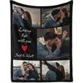 thumbnail image 1 of Custom Photo Blanket for Kids Adult Picture Personalized Blanket and Throw Flannel Customized Blanket Blankets, 1 of 5