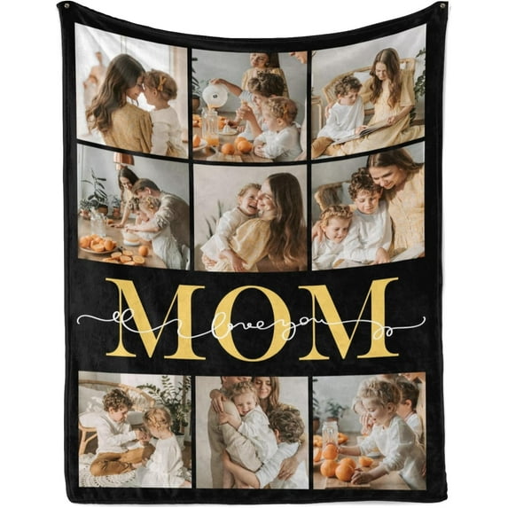 Custom Photo Blanket for Kids Adult Picture Personalized Blanket and Throw Flannel Customized Blanket Blankets