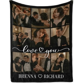 Custom Photo Blanket for Kids Adult Picture Personalized Blanket and Throw Flannel Customized Blanket Blankets