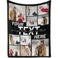 thumbnail image 1 of Custom Photo Blanket for Kids Adult Picture Personalized Blanket and Throw Flannel Customized Blanket Blankets, 1 of 5