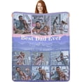 thumbnail image 1 of Custom Photo Blankets Using My Own Photos Personalized Throw Blanket with Pictures Text Customized Blanket for Adults Mom Dad Family Dog Kids Friends Lover Personalized Memorial Gift 60"x80", 1 of 6