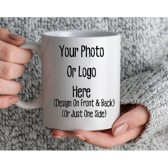 Custom Photo Coffee Mug Personalized Company Logo Gift