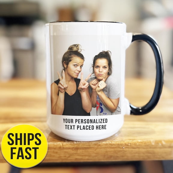Custom Photo Coffee Mug Personalized Photo And Text Coffee Mug Picture Mug