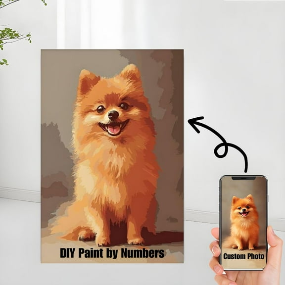 Custom Photo DIY Paint by Numbers Kit, Create Your Own Painting for Home Decor and Unique Gift