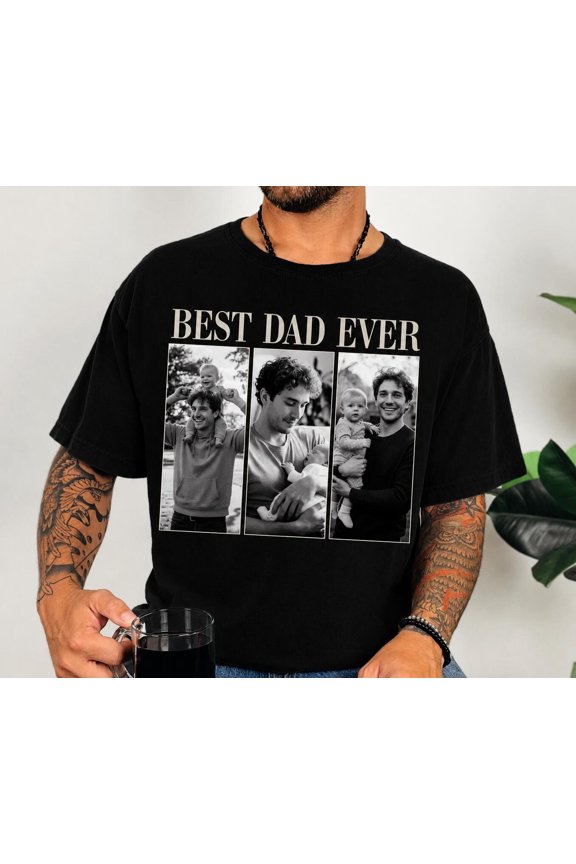 Custom Photo Dad Shirt Personalized Dad Picture, ANANDHIS-Shirts