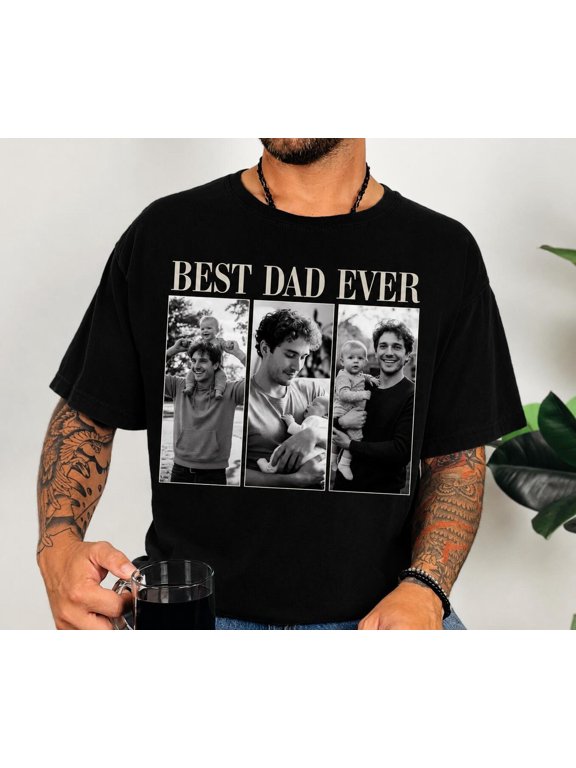 Custom Photo Dad Shirt Personalized Dad Picture, ANANDHIS-Shirts