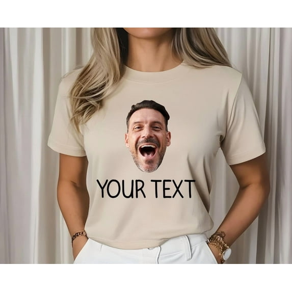 Custom Photo Face Shirt - Personalized Face T-Shirt, Custom Birthday or Bachelorette Party Shirt, Unique Custom Gift