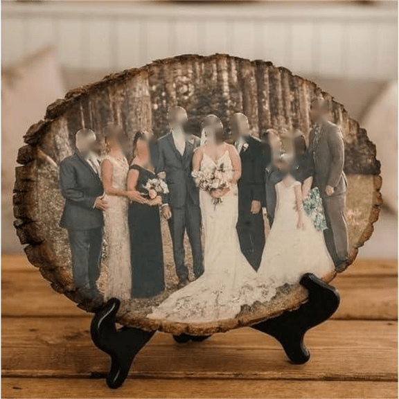 Custom Photo Frame Rustic Reclaimed Wood Gift, Graduation Keepsake, Personalized Valentines Gift for Dad, Memory Picture on Wood Memorial Picture Frame$$Home Decor, Kitchen, & Other