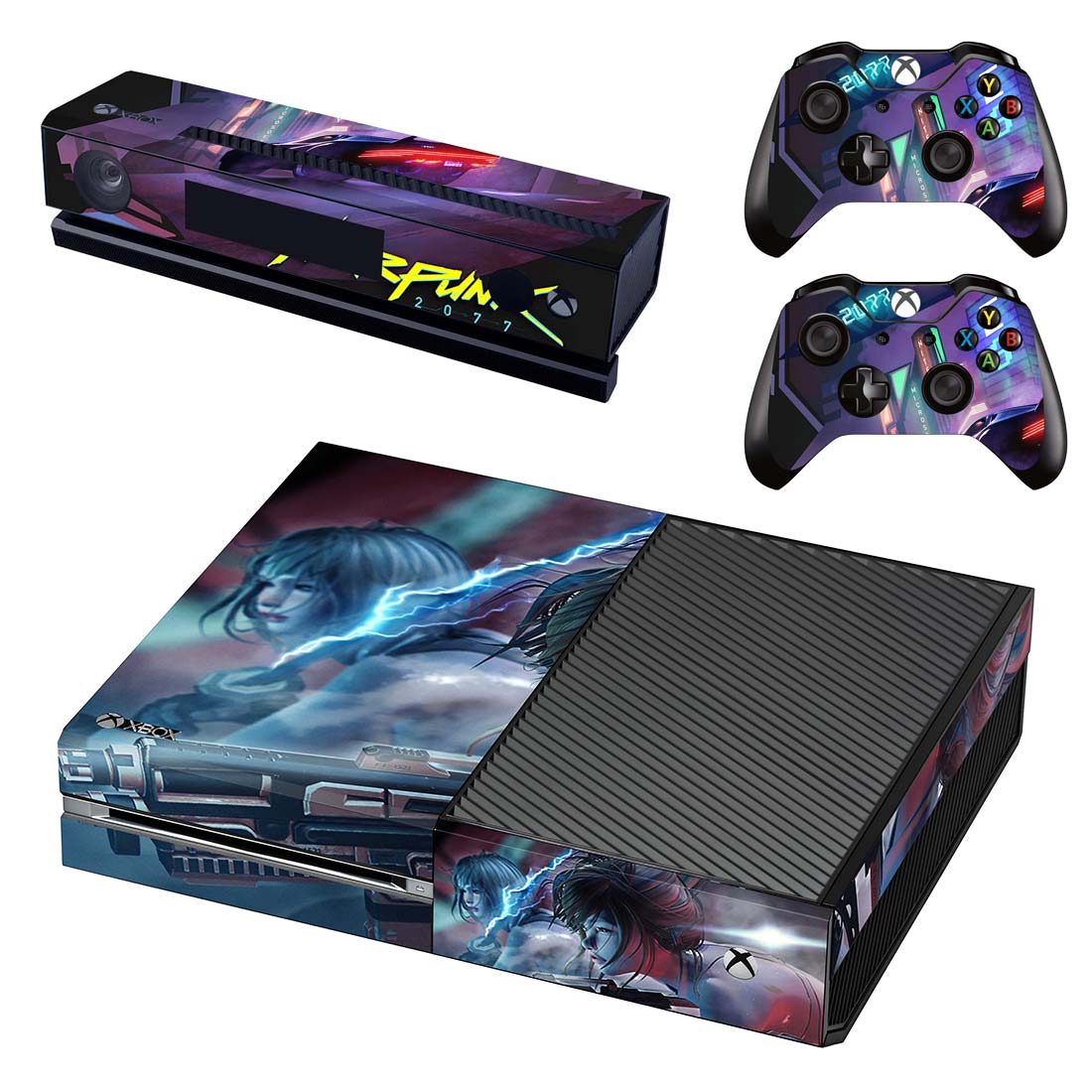 Exbox Sticker Custom Photo Full Body Vinyl Skin Stickers for Xbox One Console and ...