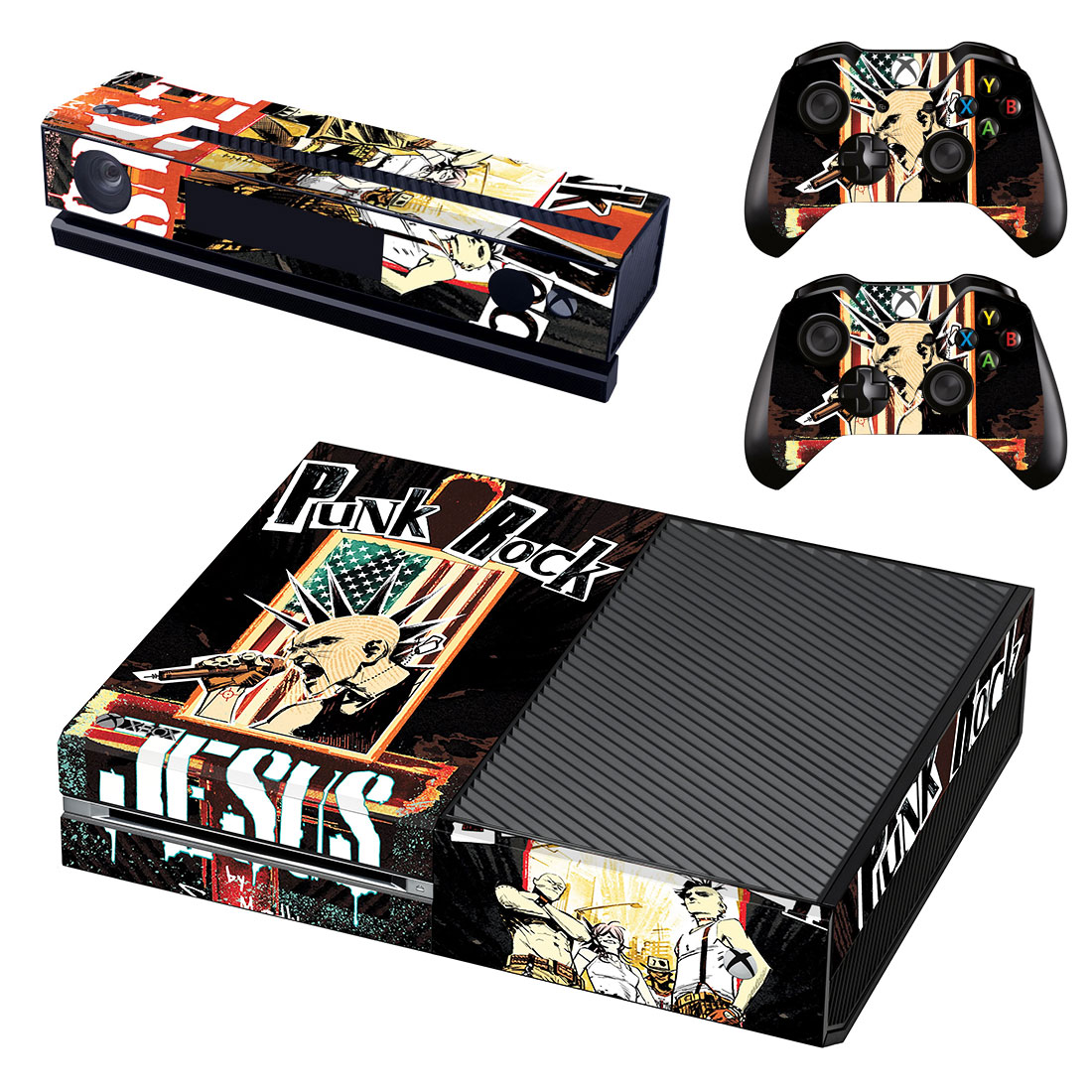 Custom Photo Full Body Vinyl Skin Stickers for Xbox One Console and ...