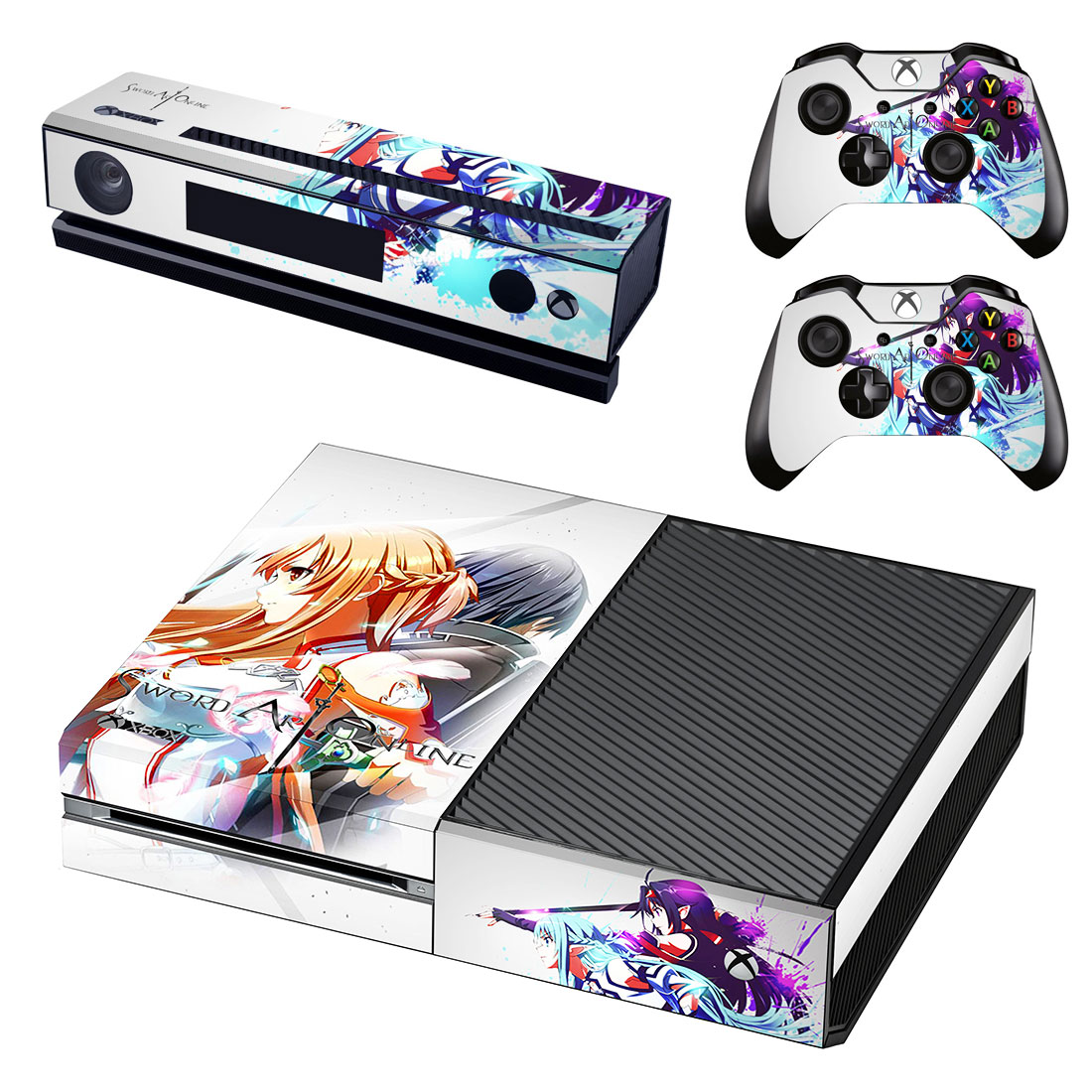 Custom Photo Full Body Vinyl Skin Stickers for Xbox One Console and ...