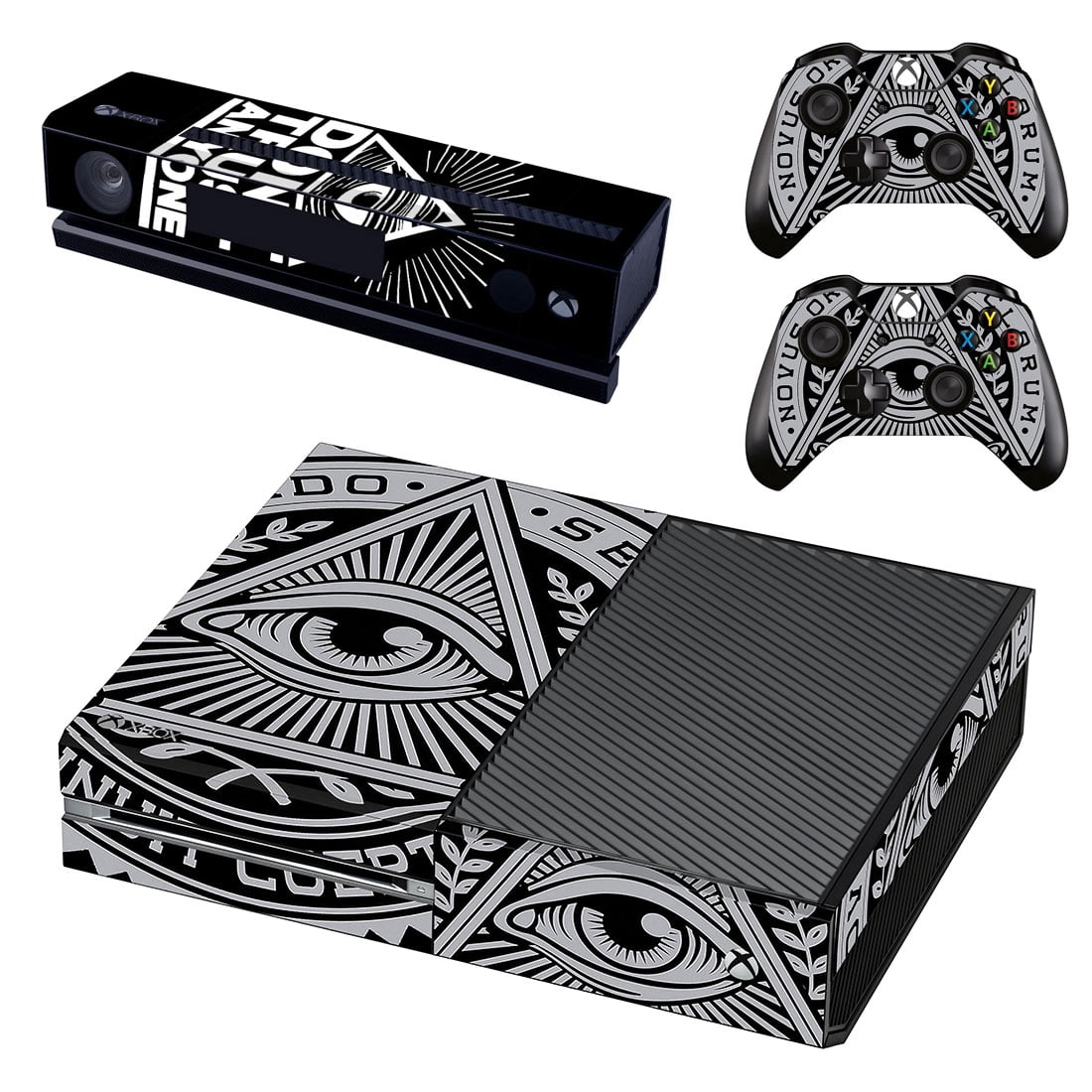 Custom Photo Full Body Vinyl Skin Stickers for Xbox One Console and ...