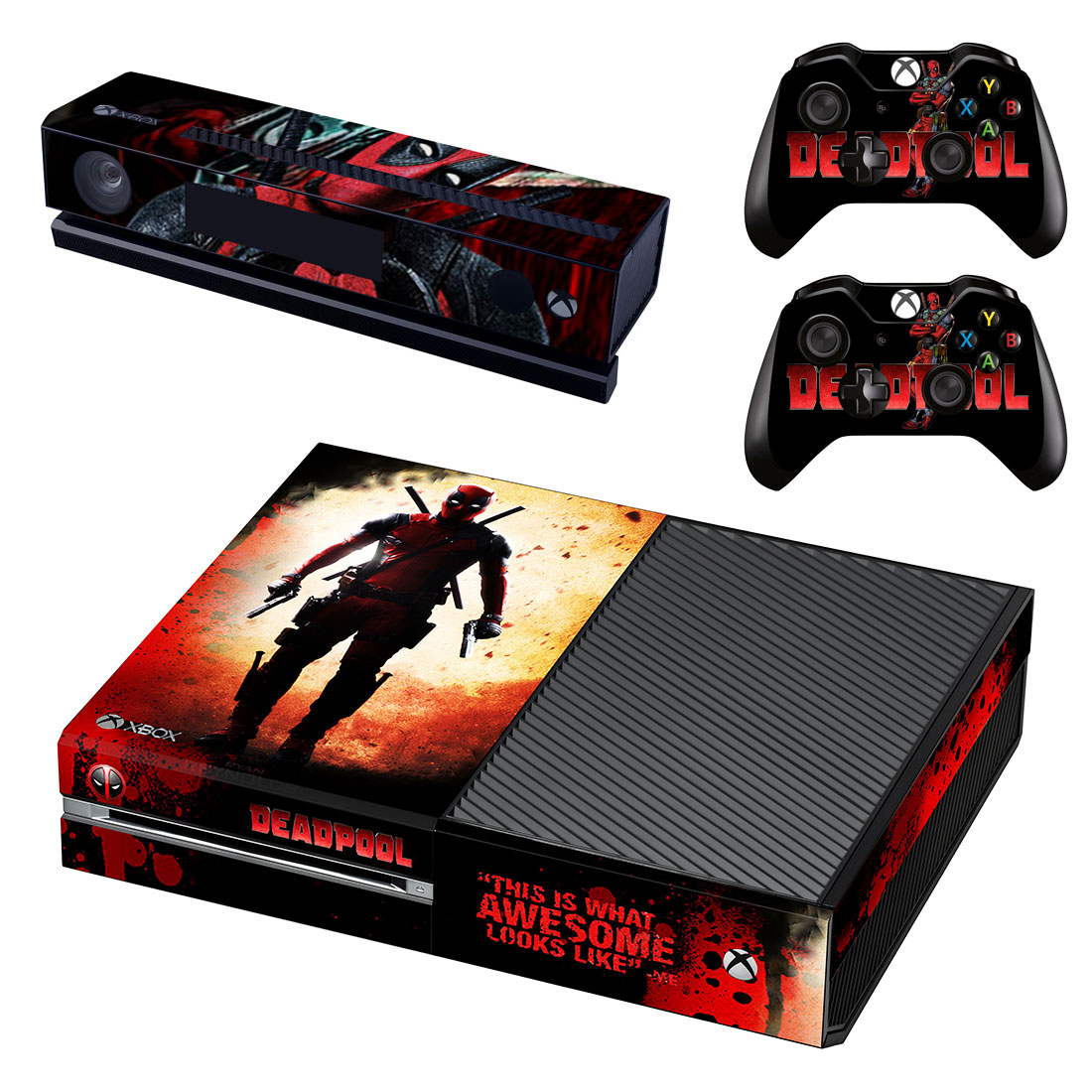 Custom Photo Full Body Vinyl Skin Stickers for Xbox One Console and ...