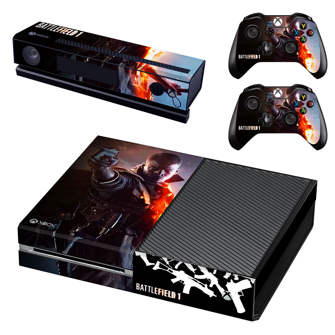 Custom Photo Full Body Vinyl Skin Stickers for Xbox One Console and ...