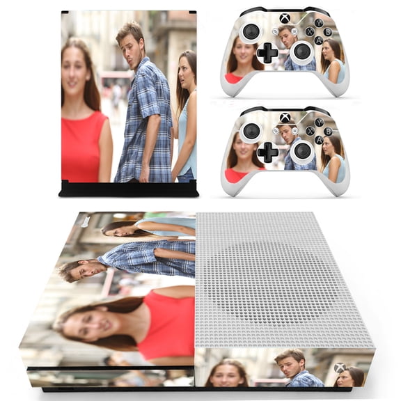 Custom Photo Full Body Vinyl Skin Stickers for Xbox One S Console and Controllers