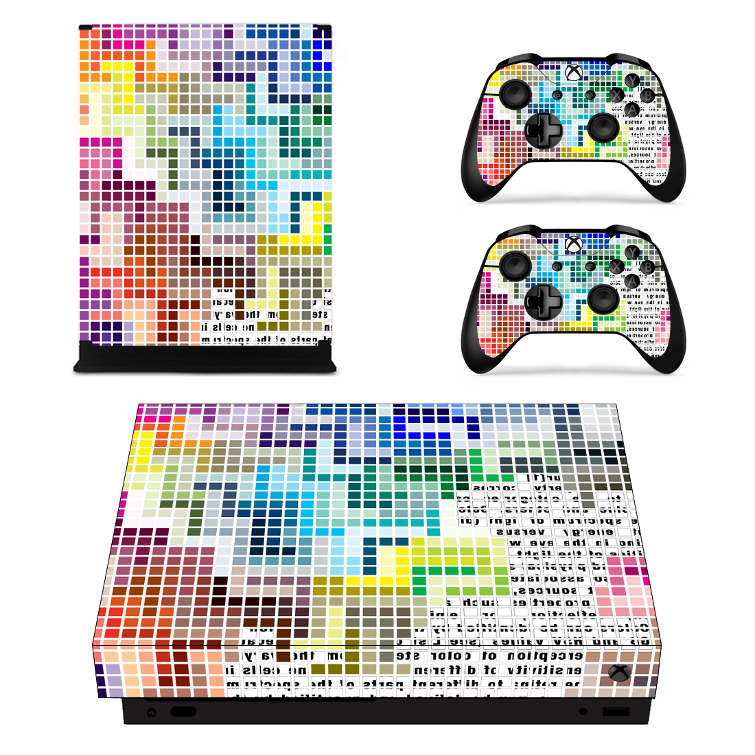 Custom Photo Full Body Vinyl Skin Stickers for Xbox One X Console and ...