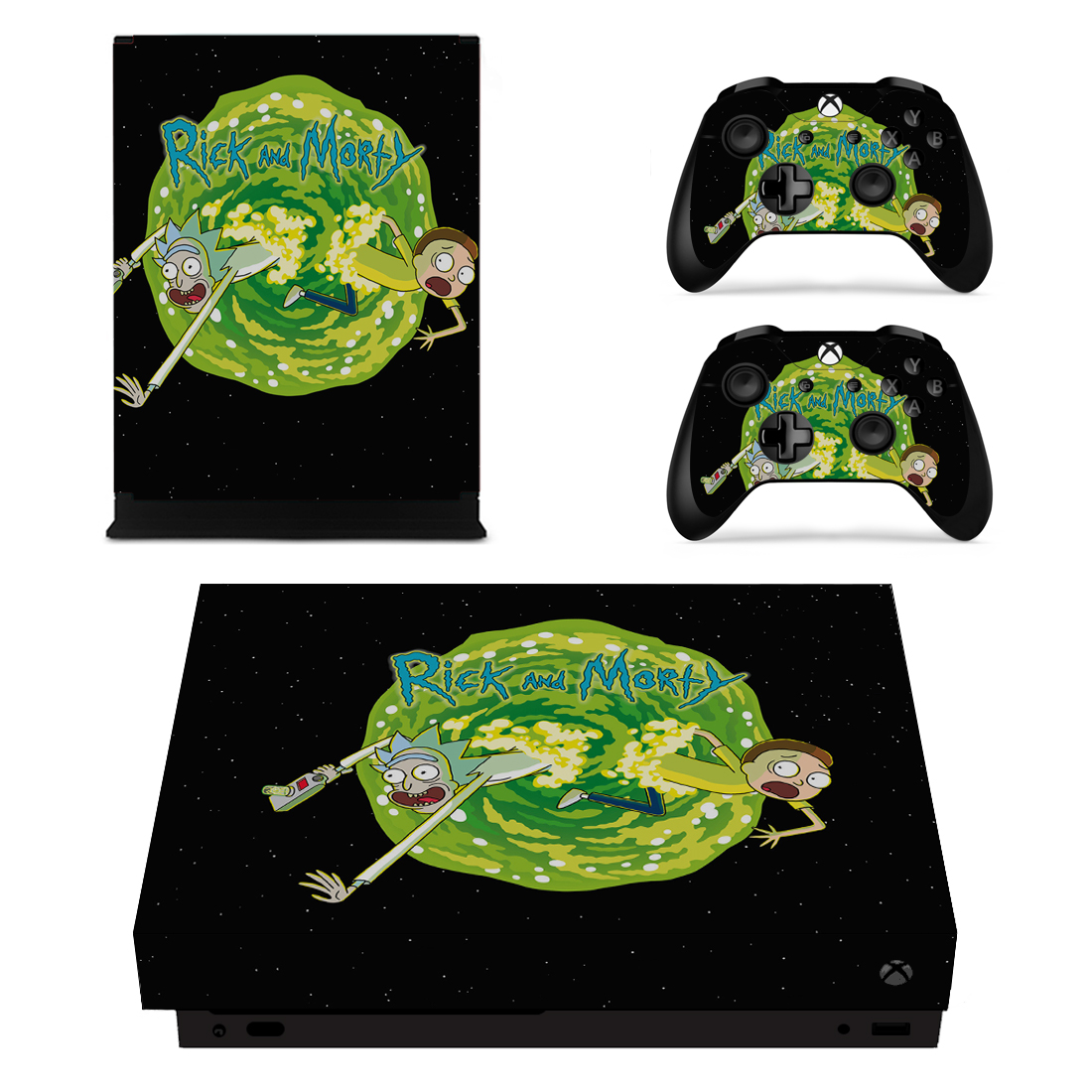 Custom Photo Full Body Vinyl Skin Stickers for Xbox One X Console and ...