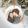thumbnail image 1 of Custom Photo Ornament, Personalized Watercolor Ornaments, Christmas Ornaments 2025, 1 of 6