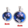 thumbnail image 1 of Custom Photo Pendant With Picture Charm  Necklace Round And Wing Men HipHop Jewelry For Gift Tennis Chain SH, 1 of 5