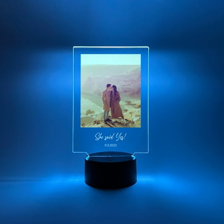 Custom Photo Picture Personalized LED Light Up • Best Friends • Valentine • Engagement • Family • Gift for Her • Gift for Him • Couples Gift