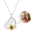 thumbnail image 1 of Custom Photo Projection Necklace 925 Sterling Silver, Birthday Gifts for Mom from Daughter and Son, Unique Necklace Gifts for Mom on Mother’s Day., 1 of 8