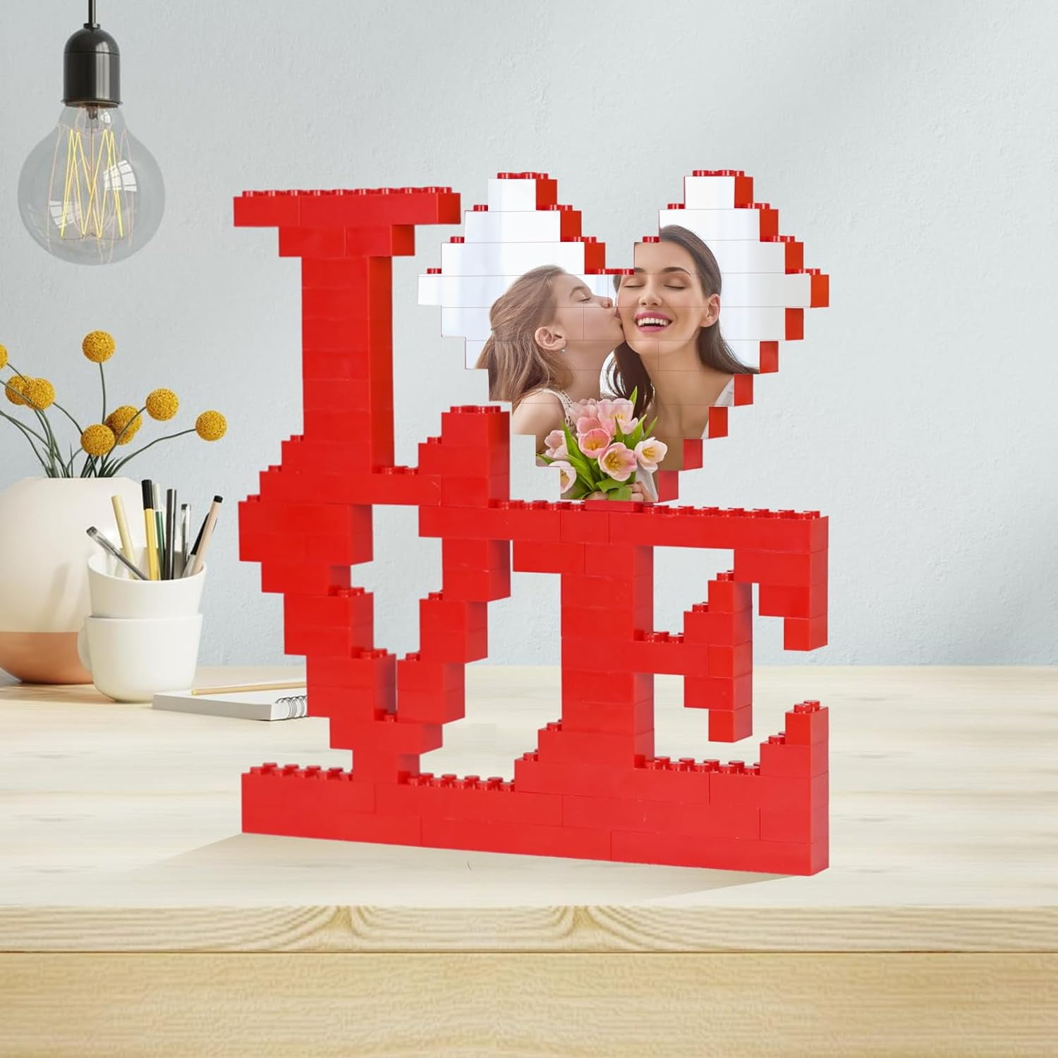 Custom Building Blocks for Mother’s Day – Personalized DIY Puzzle with ...