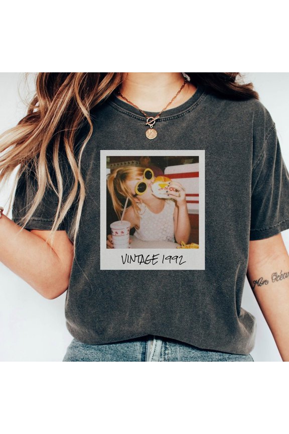 Custom Photo Shirt Personalized Birthday TShirt Custom Front amp Back Photo with Text TShi