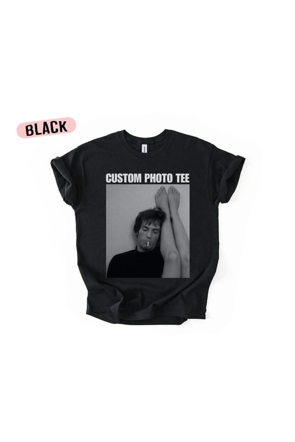 Custom Photo Shirt Personalized Picture Tee, Add Your Image, ANANDHIS-Shirts