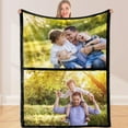 thumbnail image 1 of Custom Photo Throw Blanket Customized Pictures Blanket Personalized Soft Fleece Blanket for Family Wedding Birthday Christmas Valentines Day Gifts for Women Him Her, 1 of 6