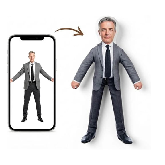 Custom Photo Wacky Bendy Personalized Idol Fans Make Friend into a Posing Plushie Flexible Figure Prank Gifts