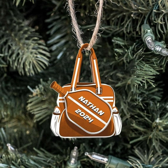 Custom Pickleball Ornament 2025 Pickleball Ornaments for Christmas Tree Pickle Ball Player Ornament Gift for Pickle Ball Player Paddleball Gifts Pickleball Christmas Tree Ornaments (PKB1) - 3176