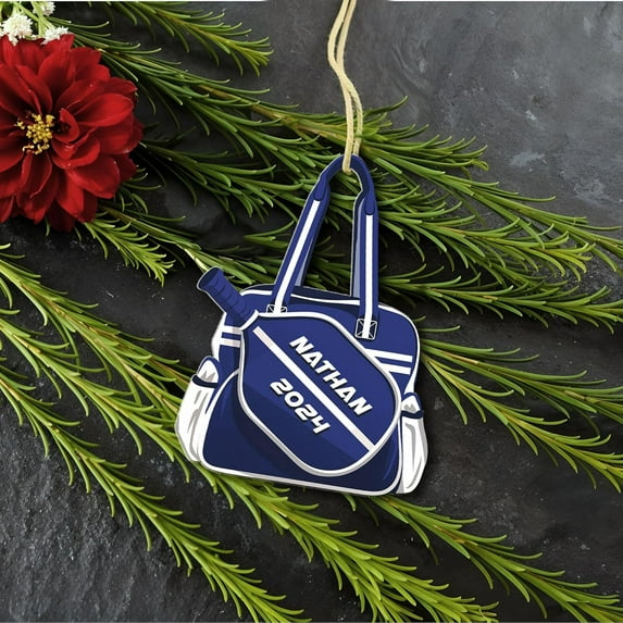 Custom Pickleball Ornament 2025 Pickleball Ornaments for Christmas Tree Pickle Ball Player Ornament Gift for Pickle Ball Player Paddleball Gifts Pickleball Christmas Tree Ornaments (PKB1) - 3176