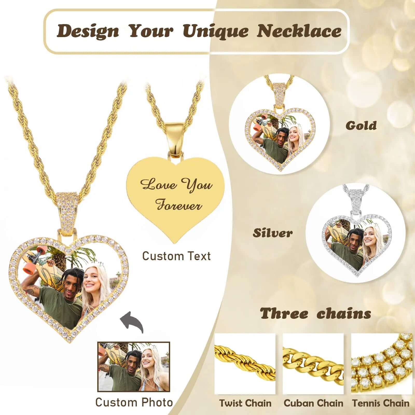 Personalized in loving memory necklace deals