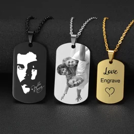 Engraved picture necklace walmart best sale