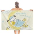 Custom Pochacco Beach Towel Microfiber Beach Blanket Oversized Sand